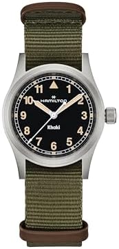 Amazon.com: Hamilton Khaki Field Khaki Quartz Men's Watch, 33mm