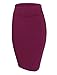 HRYfashion Womens Stylish Convertible Knee Length Pencil Skirt