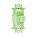 Bone Bike Tie Pro, Universal Bike Phone Mount, Bicycle Stem Handlebar Cell Phone Holder for 4 to 6 Inch Smartphone, iPhone 8 7 6s Plus 5 SE Samsung Galaxy S8 S7 Note 6 - Luminous