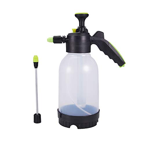 Jscarlife Pump Pressure Sprayer, 0.5 Gallon Garden Sprayer & Mister for Water, Herbicides, Pesticides, Fertilizers, Mild Cleaning Solutions and Bleach Yellow