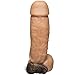 Doc Johnson Vac-U-Lock - KONG Realistic Cock - 8.5 in Long and 2.2 in Wide - F-Machine and Harness Compatible Dildo - Vanilla
