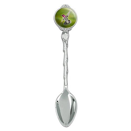 Hummingbird Bird Flying Novelty Collectible Demitasse Tea Coffee Spoon