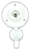 JR Products 476-B-2-A Polar White Cable TV Plate