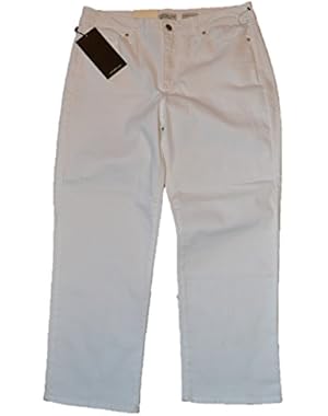 Calvin Klein Jeans Women's White Cropped Pants, US 6