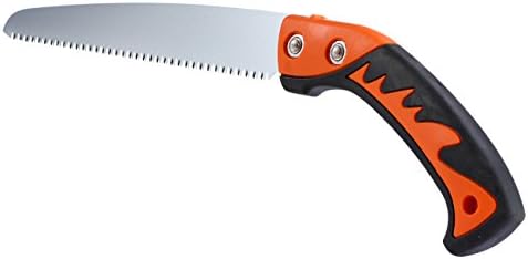 Carrolner Curved Pruning Saw Razor Tooth Tree Trimming Saw for Clean Cut Gardening Multi-Purpose, Lightweight, Durable Steel Saw Blade Hand Saw for Tree Pruning, Green & Dry Wood, Bone & Plastic