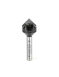 Amana Herramienta rc 45711 in tech Insert V Groove 90 Deg X 11 16 D de carburo X 21 64 CH X 1 4 inch SHK Router Bit