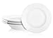 DOWAN 12 Ounce Porcelain Pasta Bowls - 4 Packs, White