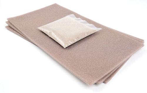 Gaugemaster GM214 Brown Ballasted Underlay OO Scale Brown Point & Crossing Kit