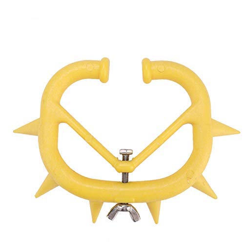 Tnfeeon 10pcs Calf Weaning Equipment, Plastic Weaning Nose Ring Calf Weaner Ring Spiked Ring Preventing Suckling