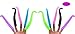 HAPTIME 10 Pack Octopus Tentacle Finger Puppets Toy Tentacle Mcphee Hands Party Favors