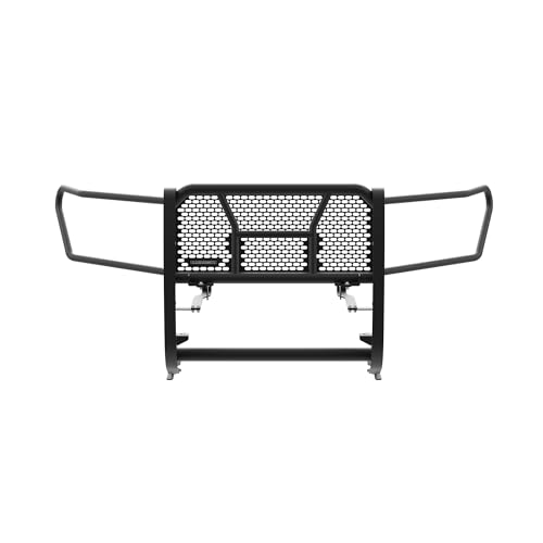 Black Horse Rugged Heavy Duty Grille Guard Modular Black Compatible with 2022-2…