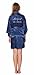 Satin Kimono Rhinestone Mother of The Groom Robe (XX-Large, Navy Blue)