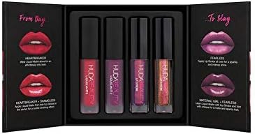 huda beauty matte & strobe lip set