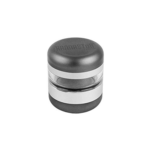 KANNASTOR GR8TR V2 Grinder - Premium Food Grade Quality Aluminum w/Screen Chamber - 8 Pieces - 60 Mesh Stainless Easy Change Screen - Perfect for Herb Spices - Smooth Grind - Storage Lid