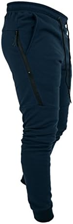 Tech Fleece Joggers V2.5 - Navy - Track Pants Sweats Fitted Aesthetic
