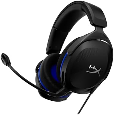 Cloud Stinger 2 Core, Cascos gaming para Playstation, Drivers de 40 mm y Audio Envolvente, 3.5 mm, Micrófono Plegable con cancelación de ruido - Negro