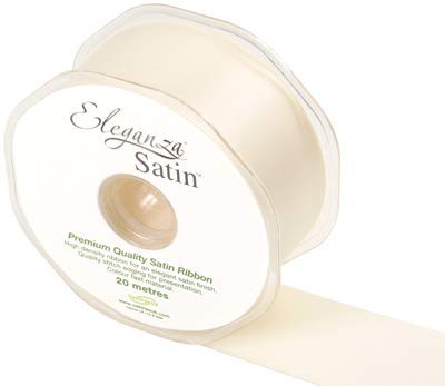 Eleganza Premium Quality Ribbon, Satin, Cream, 11 x 11 x 4 cm — image 1