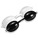 Termation UV Eye Protection Tanning Goggles Eyeshields, Laser Safety Goggles, Black & White (2 Pack)