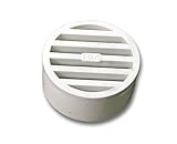 NDS 912 Styrene Drain Grate, 3-Inch, White