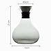Artcome 1.4 Liter Heat Resistant Borosilicate Glass Water Carafe Pitcher with Stainless Steel Flow Lid