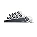 Samsung Wisenet SDH-C85100BF 16 Channel 4MP Super HD DVR Video Security System with 2TB Hard Drive and 10 4MP Weather Resistant Bullet Cameras (SDC-89440BF) - (Renewed)