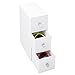 iDesign Cosmetic Organizer for Vanity Cabinet to Hold Makeup, Beauty Products Eyeglasses - 3 Drawers, White
