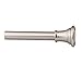 AMG and Enchante Accessories, Classic Flare Shower Curtain or Window Drapery Tension Rod 42 to 72-Inch, SR002B, Brushed Nickel