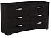 South Shore Step One, Contemporary, Clothing Storage, Six, Bedroom, Dresser Chest of Drawers, 58.7x19.65x6.5 inches, Gray Oak