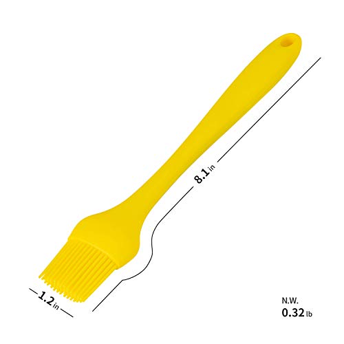 Basting Brush - 100% Food Grade Silicone Baking Pastry Brush, BBQ and Oil Brush,for Food, Grilling, Baking, Cooking ,Turkey Baster Kitchen Utensil-Use for Butter, Sauces and Marinades
