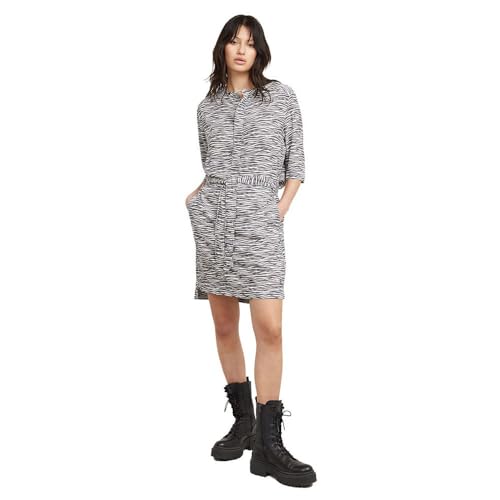 G-STAR Para Mujer Vestido Camisero Half Placket, Multicolor (Antique White g Zebra D24272-D524-G489), M