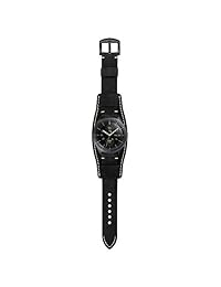Correa de piel auténtica para reloj, 0.787 in, 0.866 in, correa de piel para reloj inteligente de ritmo cardíaco, compatible con Galaxy Watch 1.654 in 1.811 in, Fossil Q Explorist Gen 4