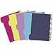 Avery 5 Tab Reversible Fashion Binder Dividers, Design May Vary, Big Tabs, 1 Set (29440),Assorted