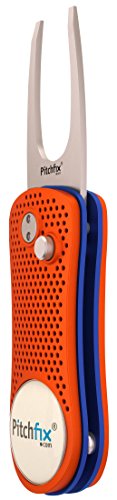 Pitchfix Divot Tool Golf (Orange / Blue)