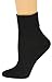 Organic Cotton Cuff Womens Ankle Sock, Breathable, Non-Irritating Seamless Socks for Women Causal Crew for Activewear -3 Pair