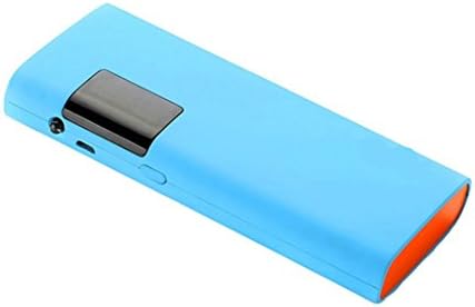Kisreal 15000mAh Portable Charger External Battery Power Bank Dual USB Charger with LCD Display for iPhone, Samsung and Tablets(Blue)