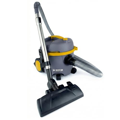 Dusty Bin DB03Y Bagless Vacuum Cleaners - Lightweight Cylinder Vacuums for Hardfloor & Carpet, Large 6L Canister, Powerful Corded Vacuum Cleaner for Car, Stairs & Pet Hair, Compact & Portable Vacuums