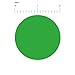 ChromaLabel 2 Inch Circle Sticker Labels, Easy to Write On Round Colored Stickers, Permanent Adhesive Labels - 500 Sticky Dots per Roll, Green Stickers