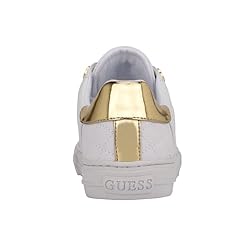 Guess Women's Loven Sneaker, White, 8.5