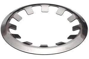 MOLLIFII External Self-Locking Push-On Retaining Ring, Steel Plain Finish, 5/8 in Shaft Dia, 50 PK, Mfr: U36230.062.0001-A