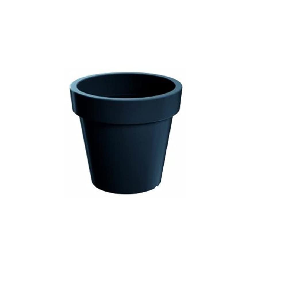 Prosper Plast DLOF160-S433 15.8 x 14.4 cm Lofly Flowerpot - Anthracite (12-Piece)
