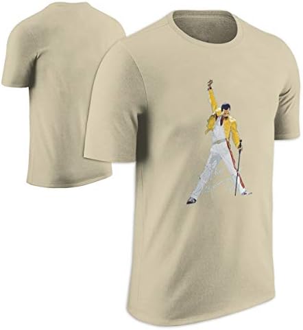 WPAD Men's Queen Band Freddie Mercury Autograph Sign T-shirt