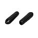 uxcell 2mm Inner Dia Rubber Hose End Cap Screw Thread Protector Cover Black 100pcs
