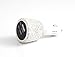Bestbling Bling Handmade Dual USB Car charger Designed for Apple and Android Devices -Car Cellphone USB Charger (Silver)