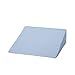 Foam Bed Wedge Pillow for Back Support, Elevating Legs and Acid Reflux - Wedge Cushion Pillow for Reading, Blue, 7 x 24 x 24