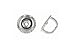 Sterling Silver Single Replacement Back for Screw-Back Stud Earrings (Thick-Post)