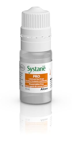 Systane PRO Preservative-Free Lubricating Eye Drops for Dry Eye Relief, Triple-action Formula, Long-lasting Hydration, Relief from Digital Strain – 2 x 10 mL