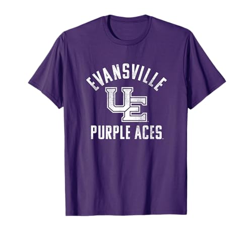 University of Evansville Purple Aces Large T-Shirt
