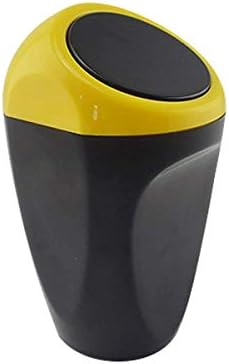 Car trash cans small car storage debris barrels Waste Storage Common,Office,kitchen, car supplies(yellow)