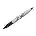 SHARPIE Twin Tip Fine Point and Ultra Fine Point Permanent Markers, 1 Black Marker(32101PP), 1-Count, Standard Packaging