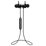Mpow [Upgraded] Magnetic Bluetooth Headphones Wireless V4.1, IPX7 Waterproof, Wearable Stereo Sport Earbuds In-Ear Earphones w/ Mic & Case, Secure Fit for Running Workout (Black)